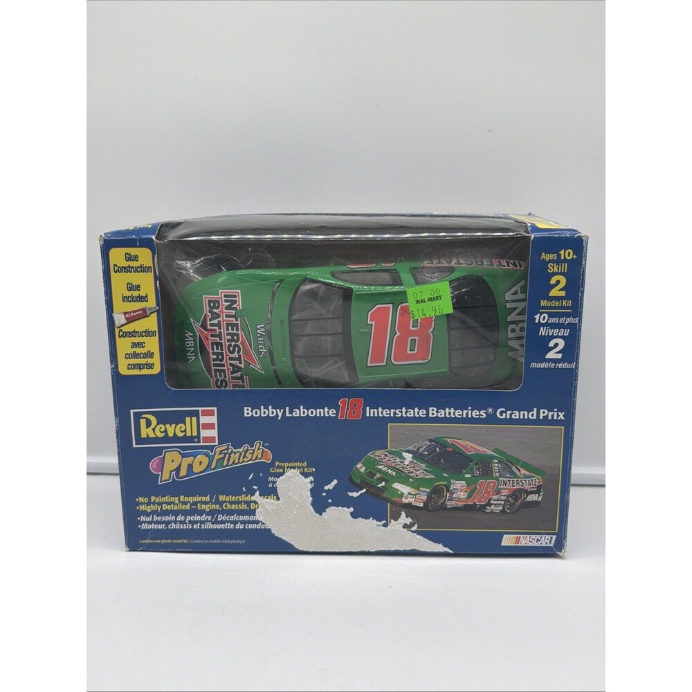 NASCAR #18 Labonte Interstate Grand Prix, Plastic Model Kit 1:24 New Open Box